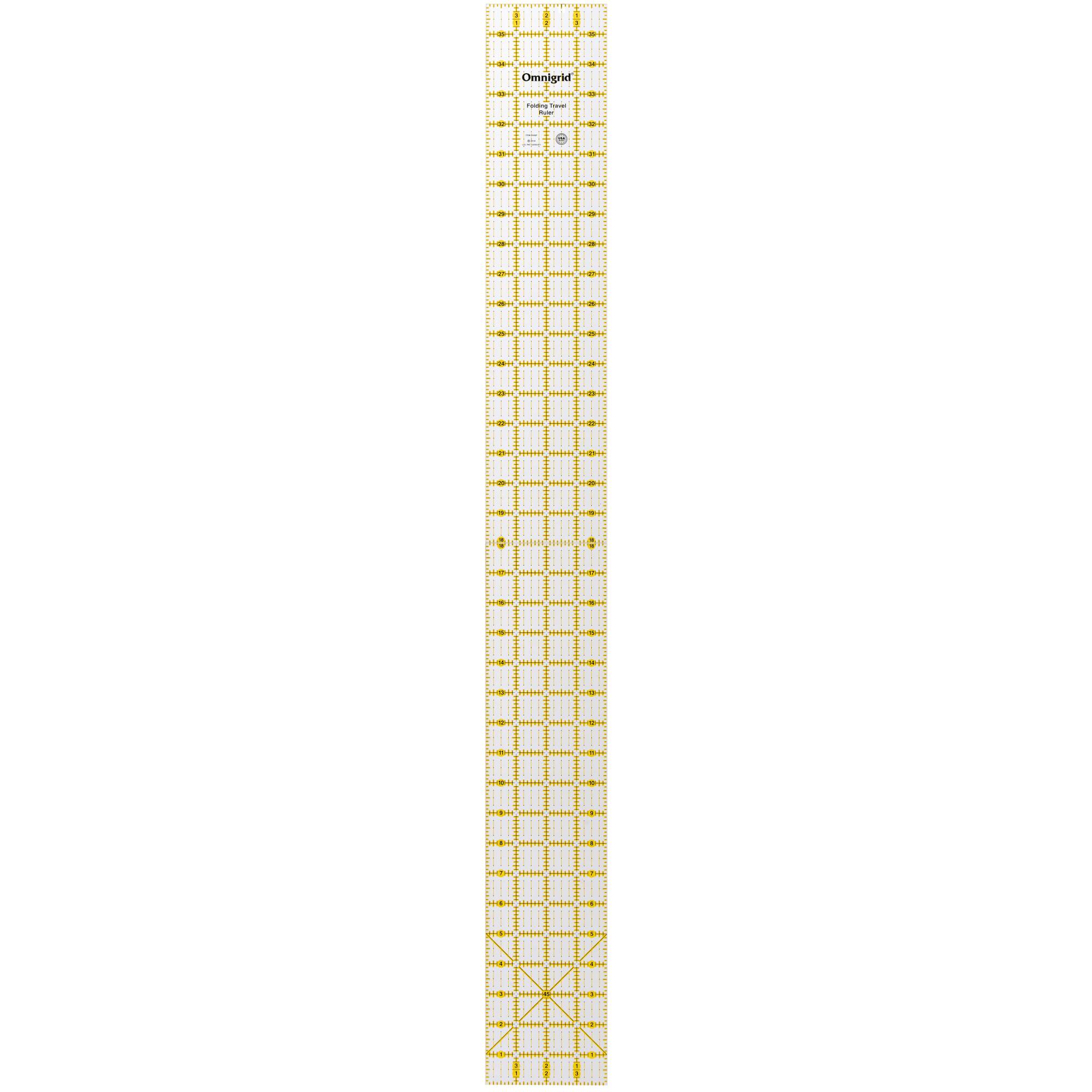 Omnigrid® 4" x 36" Rectangle Folding Quilting & Sewing Ruler